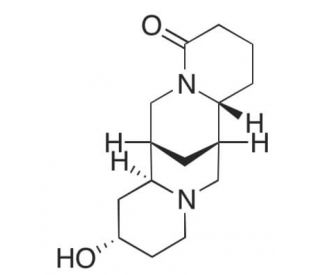 (&plus;)-13&alpha;-Hydroxylupanine (CAS 15358-48-2) - chemical structure image