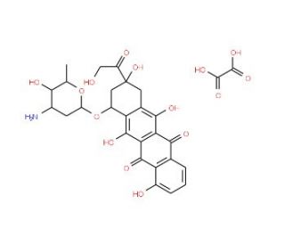 14-Hydroxy Carminomycin Oxalate - chemical structure image