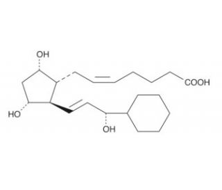 15-cyclohexyl pentanor Prostaglandin F2α (CAS 58611-97-5) - chemical structure image