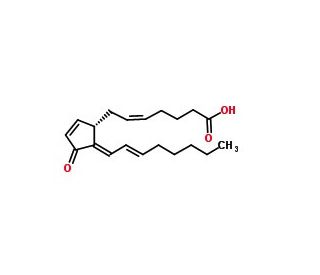 15-Deoxy-&delta;12,14-Prostaglandin J2 (CAS 87893-55-8) - chemical structure image