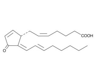 15-deoxy-&Delta;12,14-Prostaglandin J2 solution (CAS 87893-55-8) - chemical structure image