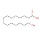 15-Hydroxypentadecanoic acid (CAS 4617-33-8) - chemical structure image