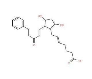 15-keto Latanoprost (free acid) - chemical structure image
