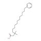 15-Phenyl-3,3-dimethyl-pentadecanoic acid (CAS 104426-54-2) - chemical structure image