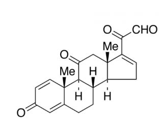 16,21-Didehydro 17-Dehydroxy Prednisone - chemical structure image