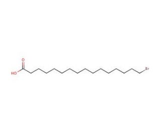16-Bromohexadecanoic acid (CAS 2536-35-8) - chemical structure image