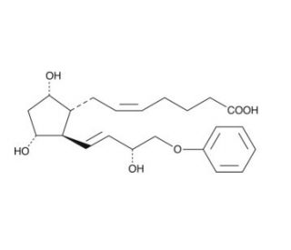16-phenoxy tetranor Prostaglandin F2&alpha; (CAS 51705-19-2) - chemical structure image
