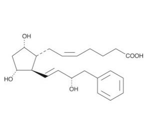 16-phenyl tetranor Prostaglandin F2&alpha; (CAS 38315-48-9) - chemical structure image
