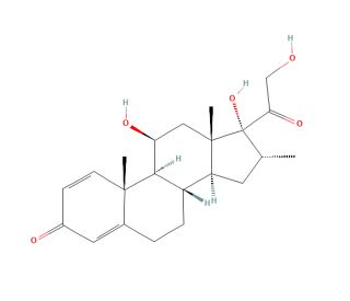 16α-Methyl Prednisolone (CAS 10417-63-7) - chemical structure image