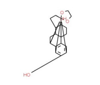 17,17-Ethylenedioxy-1,3,5(10)-estratriene-3,16&alpha;-diol-d5 - chemical structure image