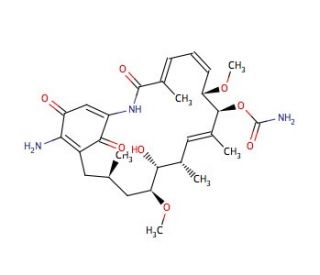 17-Amino Geldanamycin (CAS 64202-81-9) - chemical structure image