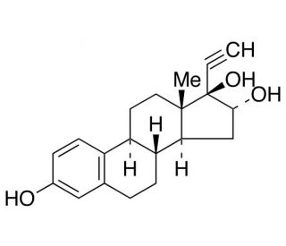17-Ethynylestriol (CAS 4717-40-2) - chemical structure image