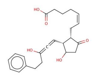 17-phenyl trinor 8-iso Prostaglandin E<sub>2</sub> - chemical structure image