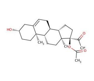 17&alpha;-Acetoxy Pregnenolone - chemical structure image