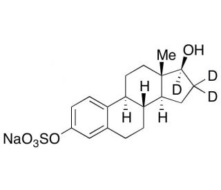 17&beta;-Estradiol 3-O-Sulfate-d3 Sodium Salt (CAS 4999-79-5) - chemical structure image