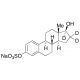 17β-Estradiol 3-O-Sulfate-d3 Sodium Salt (CAS 4999-79-5) - chemical structure image