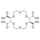 (-)-(18-Crown-6)-2,3,11,12-tetracarboxylic acid 的分子结构, CAS编号: 73891-15-3 (−)-(18-Crown-6)-2,3,11,12-tetracarboxylic acid (CAS 73891-15-3) - chemical structure image
