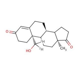 19-Hydroxy Androstendione-19-d2 (CAS 71995-64-7) - chemical structure image