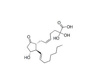 19(R)-Hydroxy-prostaglandin E2 (CAS 64625-54-3) - chemical structure image