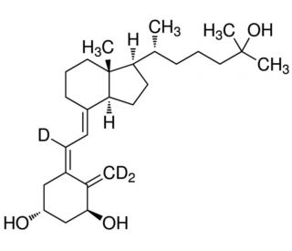 1&alpha;,25-Dihydroxyvitamin D3 (6,19,19-d3) - chemical structure image