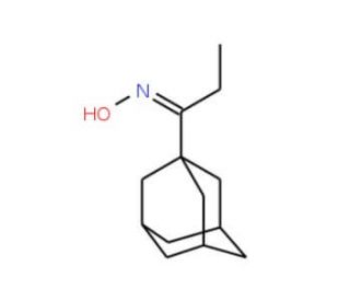 (1E)-1-(1-adamantyl)propan-1-one oxime - chemical structure image