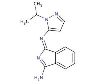 (1E)-1-[(1-isopropyl-1H-pyrazol-5-yl)imino]-1H-isoindol-3-amine - chemical structure image