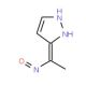 (1E)-1-(1H-pyrazol-5-yl)ethanone oxime - chemical structure image