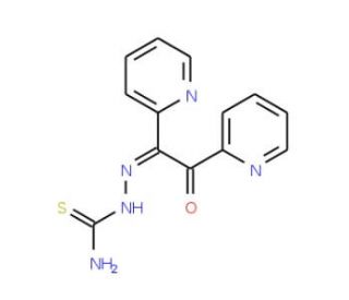 (1E)-1,2-dipyridin-2-ylethane-1,2-dione thiosemicarbazone (CAS 108922-13-0) - chemical structure image