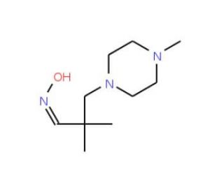 (1E)-2,2-Dimethyl-3-(4-methylpiperazin-1-yl)-propanal oxime - chemical structure image