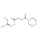 (1E)-2-Chloro-N′-[(4-morpholin-4-yl-4-oxobutanoyl)oxy]ethanimidamide - chemical structure image