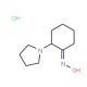 (1E)-2-pyrrolidin-1-ylcyclohexanone oxime hydrochloride - chemical structure image