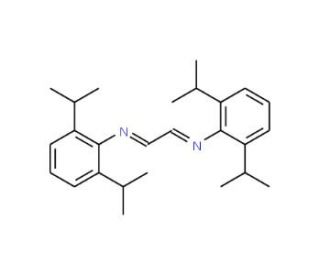 (1E,2E)-1,2-Bis(2,6-Diisopropylphenylimino)ethane (CAS 74663-75-5) - chemical structure image