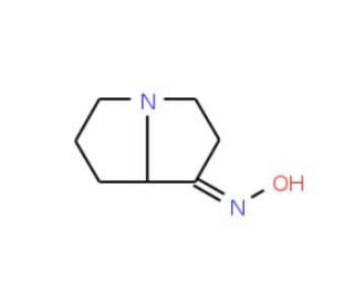 (1E)-hexahydro-1H-pyrrolizin-1-one oxime - chemical structure image