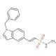 (1E)-N-Methyl-2-[1-(phenylmethyl)-1H-indol-5-yl]ethenesulfonamide (CAS 894351-84-9) - chemical structure image
