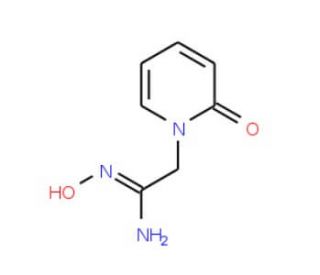 (1E)-N&prime;-hydroxy-2-(2-oxopyridin-1(2H)-yl)ethanimidamide - chemical structure image