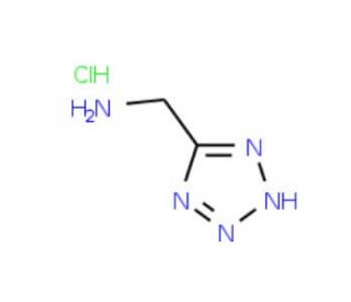 1H-1,2,3,4-tetrazol-5-ylmethanamine hydrochloride - chemical structure image