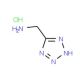 1H-1,2,3,4-tetrazol-5-ylmethanamine hydrochloride - chemical structure image
