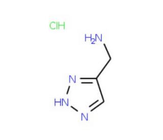 1H-[1,2,3]Triazol-4-ylmethylamine HCl (CAS 118724-05-3) - chemical structure image