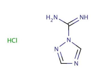 1H-1,2,4-Triazole-1-carboxamidine hydrochloride (CAS 19503-26-5) - chemical structure image