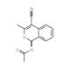 1H-1-Acetylimino-3-methylbenzo[c]pyran-4-carbonitrile (CAS 161468-31-1) - chemical structure image