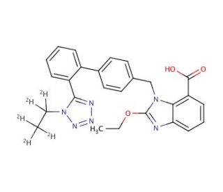 1H-1-Ethyl-d5 Candesartan - chemical structure image