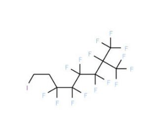1H,1H,2H,2H-1-Iodoperfluoro(7-methyloctane) (CAS 18017-20-4) - chemical structure image