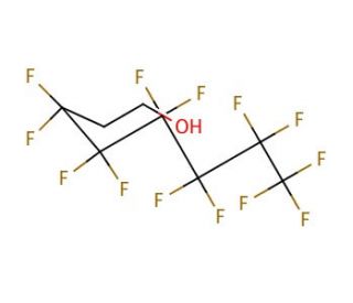 1H,1H,2H,2H-Perfluoro-1-octanol (CAS 647-42-7) - chemical structure image