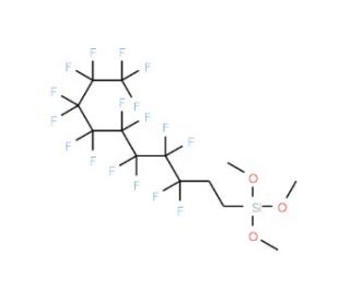 1H,1H,2H,2H-Perfluorodecyltrimethoxysilane (CAS 83048-65-1) - chemical structure image