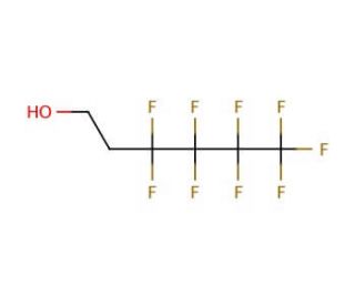 1H,1H,2H,2H-Perfluorohexan-1-ol (CAS 2043-47-2) - chemical structure image