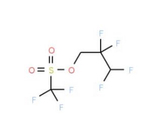 1H,1H,3H-Tetrafluoropropyl triflate (CAS 6401-02-1) - chemical structure image