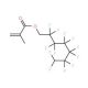 1H,1H,7H-Perfluoroheptyl methacrylate (CAS 2261-99-6) - chemical structure image