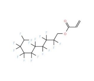 1H,1H,9H-Perfluorononyl acrylate (CAS 4180-26-1) - chemical structure image