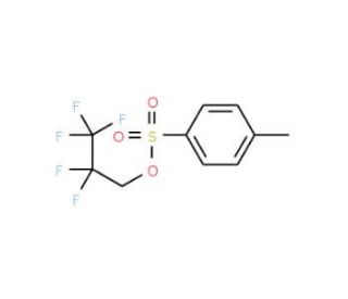 1H,1H-Perfluoropropyl 4-toluenesulphonate (CAS 565-42-4) - chemical structure image