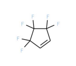 1H,2H-Hexafluorocyclopentene (CAS 1005-73-8) - chemical structure image